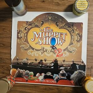 The Muppet Show 2 Vintage 1978 Original Promo Album Poster 21x22 Arista